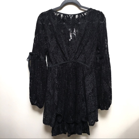 SOLD- Free People Rubi Lace Mini Dress - Picture 8 of 8